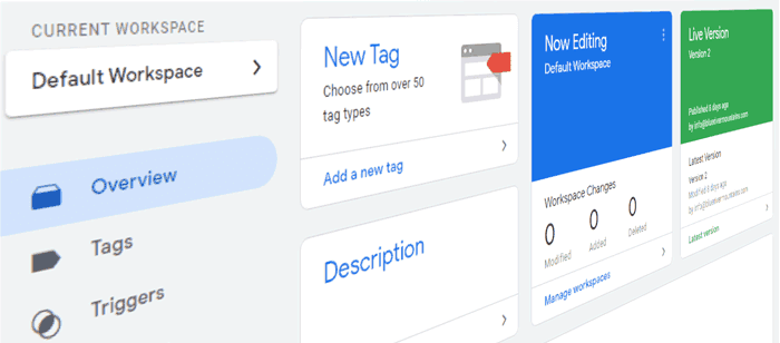 Google tag manager etiketleri